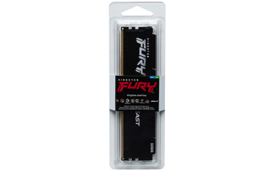 RAM Kingston FURY Beast, 16GB DDR5, 6000MHz CL30, црна