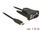 Përshtatës Delock USB-C - DB-9, 1.8m, i zi