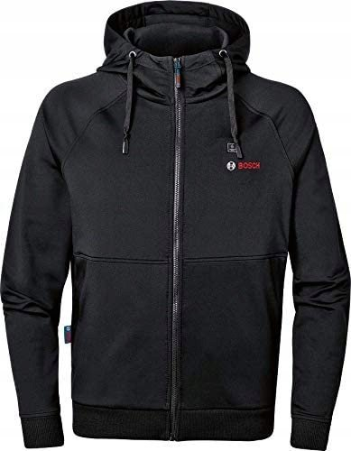 Bluzë me kapuç e ngrohur Bosch GHH 12-18V, madhësia 3XL, e zezë