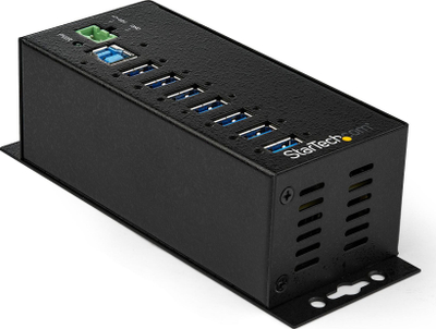 Hub USB StarTech 7 porta, USB 3.0, 5Gbps, industrial, i zi