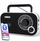 Radio portative Blow RA12, AM/FM, USB Bluetooth, bardh e zi