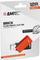 USB flash Emtec C350 Brick, 128GB, USB 2.0 Type A, portokalli me të zezë