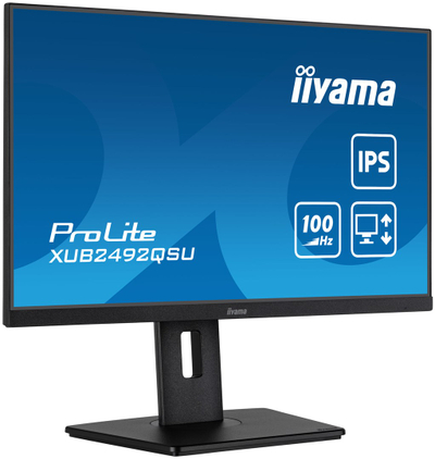 Монитор iiyama ProLite XUB2492QSU, 24\", WQHD, 100Hz, црн