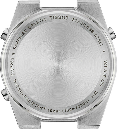 Orë dore për femra Tissot PRX Digital, e argjendtë