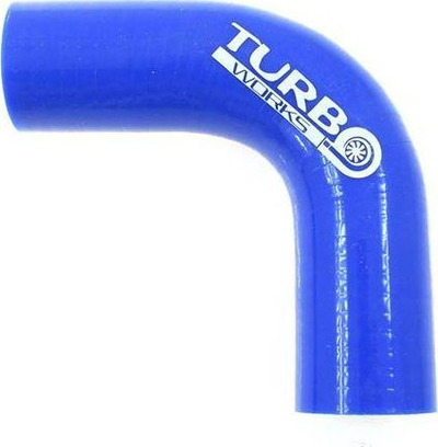Lidhës silikoni TurboWorks Elbow 90°, 51mm XL, blu