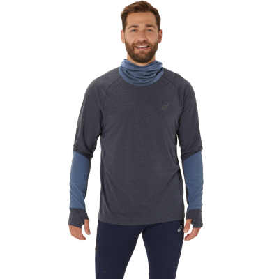Bluzë me kapuç për vrapim ASICS Metarun Winter, për meshkuj, blu