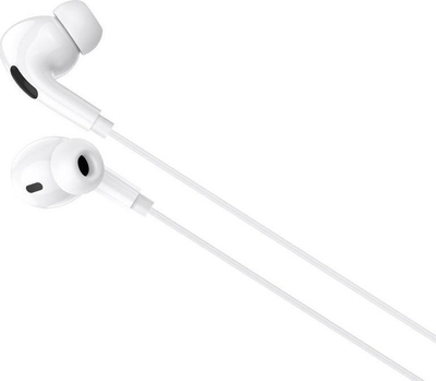 Kufje in-ear Blue Power BBM30, 3.5mm, me mikrofon, të bardha