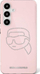 Kapak telefoni Karl Lagerfeld për Samsung S25 KLHCS25SHKHDCELP, me gurë shkëlqim, rozë