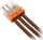 Konektor elektrik Wago 2273 203, 24A, 450V, transparent