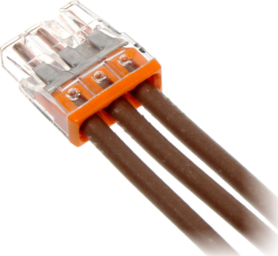 Konektor elektrik Wago 2273 203, 24A, 450V, transparent