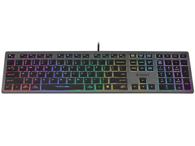 Tastierë A4Tech FSTYLER FX60H, me kabllo, me drita LED, e zezë
