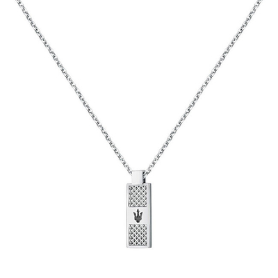 Qafore për meshkuj Maserati JM423AVD20, 50 cm, e argjendtë