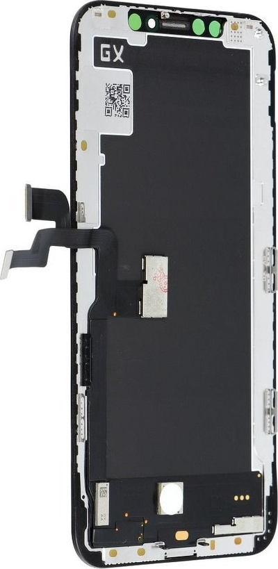 Ekran zëvendësues GX për iPhone Xs, OLED, touch screen, i zi