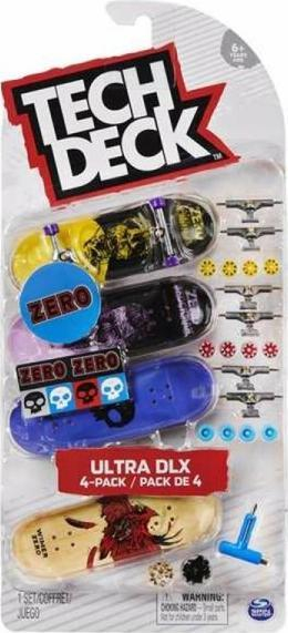 Set fingerboard Tech Deck Ultra Deluxe, 4 copë, 36mm, shumëngjyrëshe