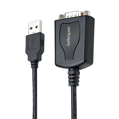 Kabllo USB në Serial Startech, 1m, DB9, Prolific Chipset, e zezë