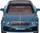Lodër makinë metalike Bentley Flying Spur Hybrid, shkallë 1:38, me tinguj, blu