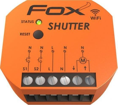 Kontrollues roletnash F&amp;F Wi STR1S2 P, 230V, smart Wi Fi, i bardhë