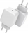 Универзален полнач CoreParts MBXUSB-AC0003, брзо полнење, AC, бел
