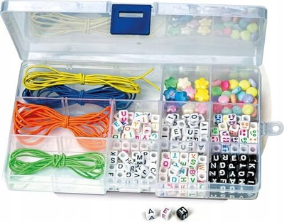 Set krijimi byzylykësh me mesazhe Clementoni Creative Activities, për kalamaj, shumëngjyrësh