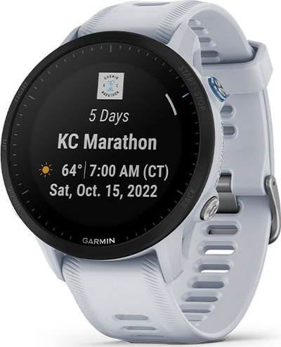 Orë sportive Garmin Forerunner 955, GPS, 46mm, e bardhë