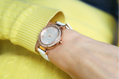 Orë për femra Casio Sheen Gorgeous One, e bardhë