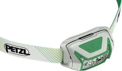 Llambë koke Petzl Actik Core, 600 lumens, me karikim, jeshile