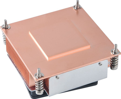 Ftohës CPU Akasa AK-CC7302BT01, dizajn i ulët, me ventilator, i zi portokalli argjendtë