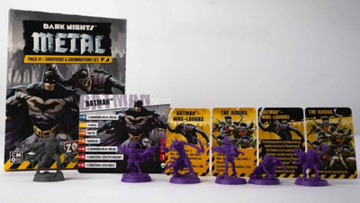 Zgjerim loje tavoline Portal Games Zombicide 2nd Edition Dark Nights Metal Pack 1, 1 6 lojtarë, mosha 14+