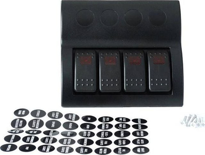 Panel çelësash TurboWorks Switches, 12/24V, IP68, 4 çelësa ON OFF