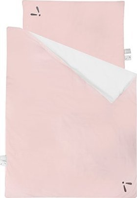 Set shtrati për fëmijë SleepSweet, pambuk sateni, mbushje hipoalergjike, rozë dhe rërë