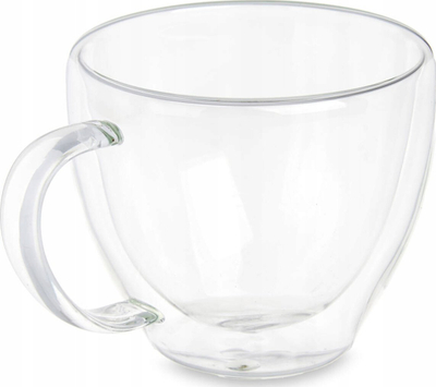 Set filxhanësh qelqi borosilikat, 140ml, set 6 copë, transparent