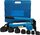 Set presë hidraulike punëtorie, 20 ton, pompë 2 shpejtësi, valixhe plastike blu