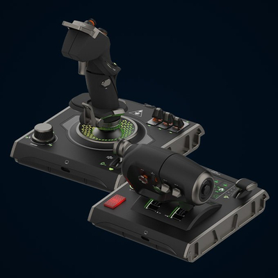 Joystick HOTAS Turtle Beach VelocityOne Flightdeck, me throttle, me ekran me prekje, i zi
