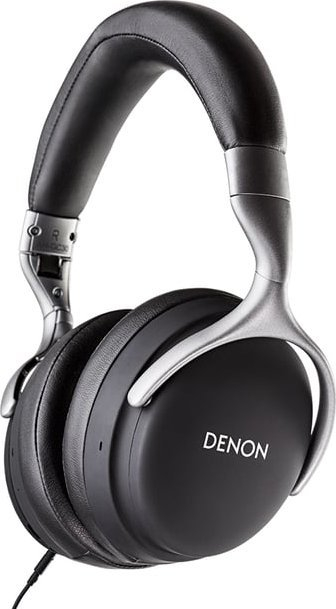 Kufje wireless Denon AHGC30, mbi vesh, me heqje zhurme, të zeza