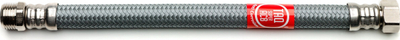 Zorrë fleksibël Tucai Super, 1/2"-1/2", inoks i përforcuar, 600mm, gri