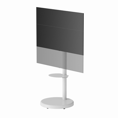 Stativ dyshemeje për TV Gembird, 37" 86", 50 kg, i bardhë