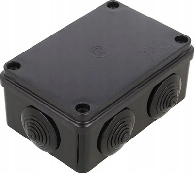 Kuti elektrike sipërfaqësore Pawbol S-box 206C, 120x80x50 mm, IP65, gri