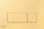 Panel zbrazjeje WC Alcaplast Flat M575, plastik, gold gloss