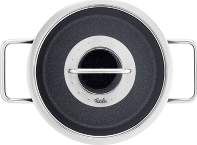 Tenxhere alumini Fissler Adamant, 20 cm, veshje jo ngjitëse, gri e errët