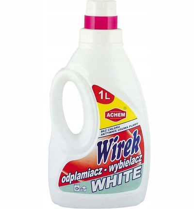 Heqës njollash Wirek Stain Remover Liquid White, 1 L, për rroba të bardha