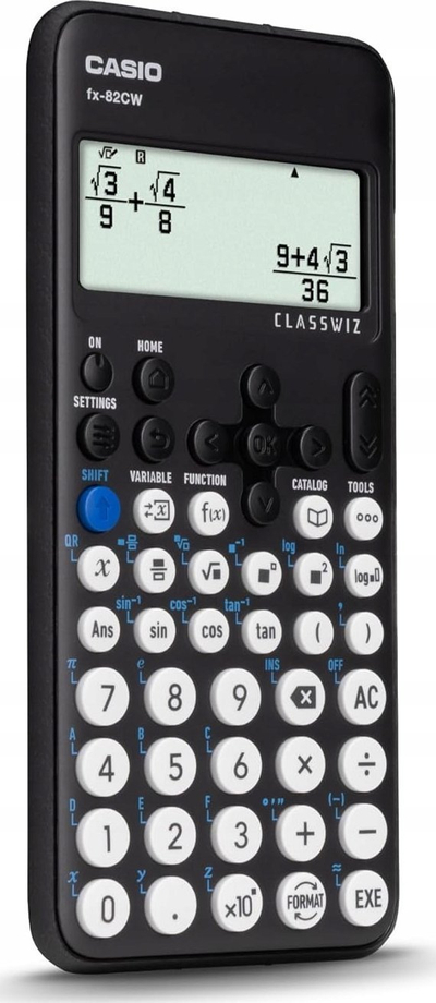 Kalkulator shkencor Casio FX-82CW, 290 funksione, ekran HD, i zi