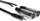 Аудио кабел Hosa CYX-402M, 3.5 mm TRS во 2 XLR машки, 2 m, црн