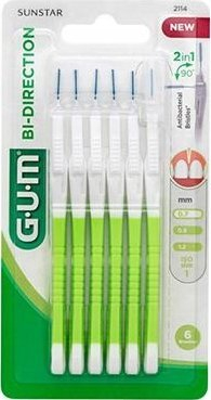 Furçë interdentale Sunstar GUM Bi-Direction 0.7mm, jeshile