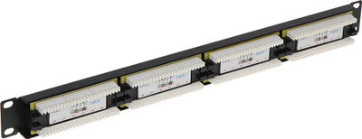 Patch panel Delta PP-24/RJ/6, 24 porta RJ-45, Cat 6, 1U, i zi