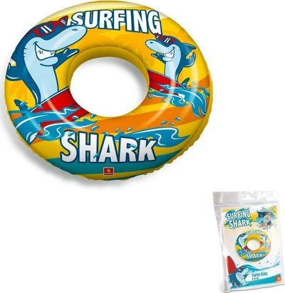 Rreth noti Mondo Surfing Shark, plastik i fortë, për kalamaj, me shumë ngjyra