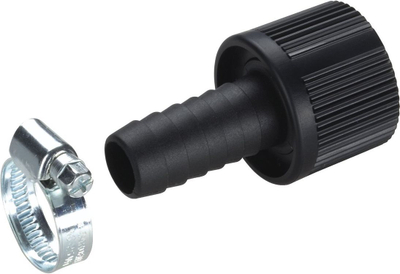 Lidhëse gypi Gardena 1723-20 për gyp thithës 19 mm (3/4"), me fije 33.3 mm (G1), e zezë