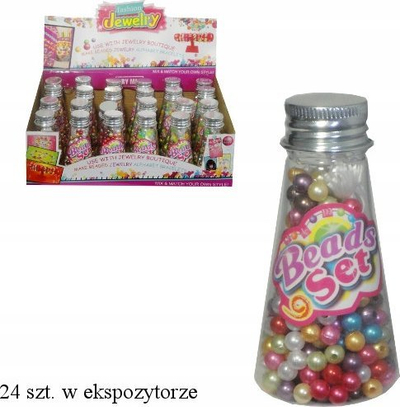 Set rruzash Swede Beads, për bizhuteri, shumëngjyrëshe