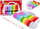 Xilofon lodër Rainbow Xylophone, 8 taste, me shkop, shumëngjyrësh