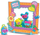 Set lodrash Moji Pops Photo Pop, 4 kukulla të vogla, kornizë fotoje, shumëngjyrëshe