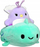 Lodër pelushi Squishville Squishmallows Elena Pallua, mini 2\", me varkë, shumëngjyrëshe